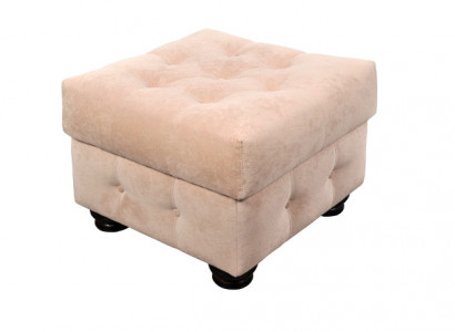 XXL Footstool Club Lounge Stool Textile Ottoman Design Pouffe Ottoman New